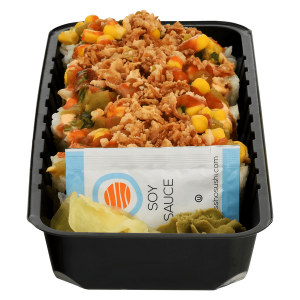 Save on Hissho Sushi Crunchy Hatch Chile Roll Raw (Avail. 11am 7pm