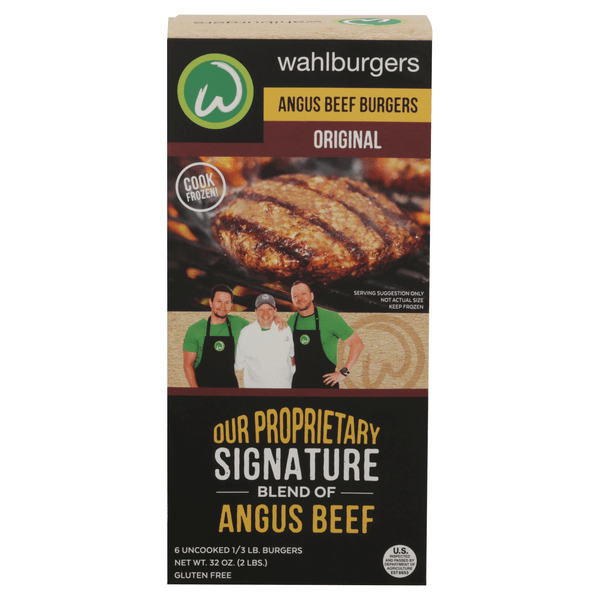 Save on Wahlburgers Burgers Angus Beef Original Frozen 6 ct Order