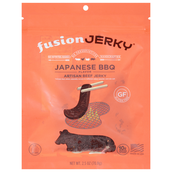 Save on Fusion Jerky Artisan Beef Jerky Japanese BBQ Gluten Free Order