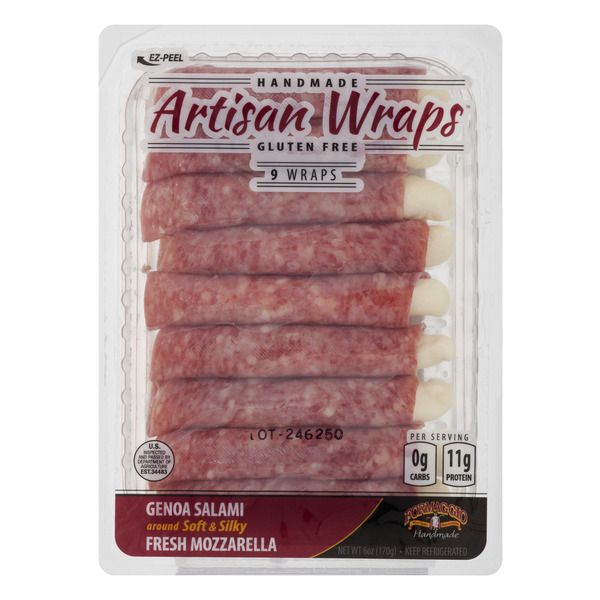 Save on Formaggio Genoa Salami With Fresh Mozzarella Gluten Free 9 ct