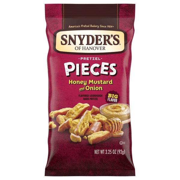 Save on Snyder's of Hanover Pretzel Pieces Honey Mustard & Onion Order