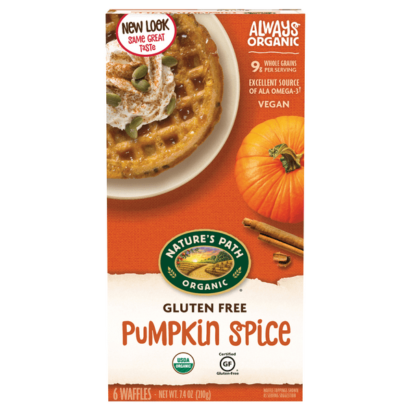 Save on Nature's Path Waffles Pumpkin Spice Gluten Free Organic 6 ct