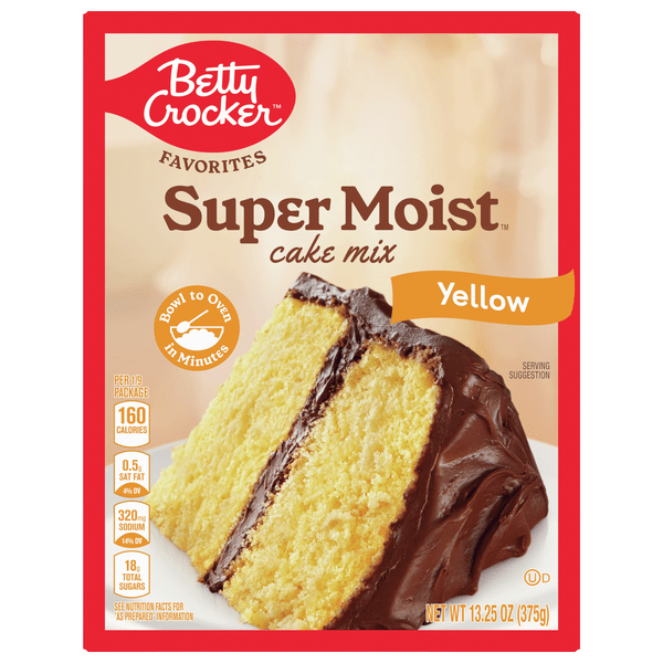 Save on Betty Crocker Favorites Super Moist Cake Mix Yellow Order Online Delivery Stop & Shop