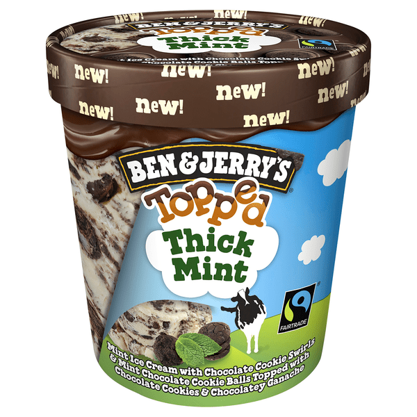 Save on Ben & Jerry's Topped Ice Cream Thick Mint Order Online Delivery