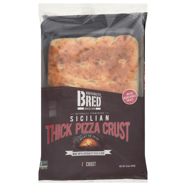 Save on Brooklyn BRED Thick Pizza Crust Sicilian Order Online Delivery