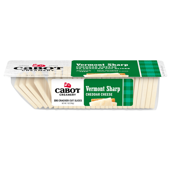 Save on Cabot Vermont Sharp White Cheddar Cheese Cracker Cuts 26 ct