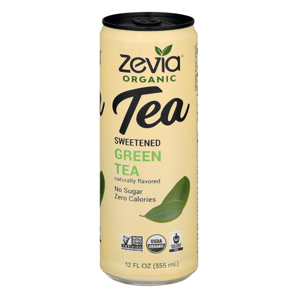 Save on Zevia Sweetened Green Tea Fair Trade Organic Order Online