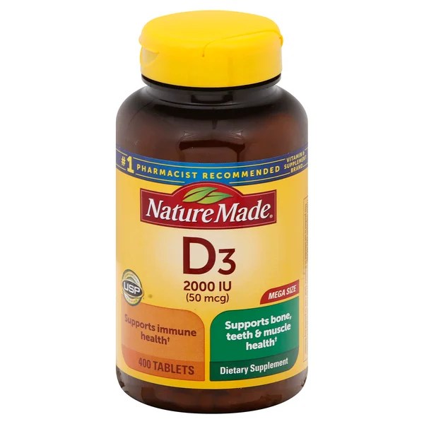 Save on Nature Made Vitamin D3 2000 IU Dietary Supplement Tablets Order