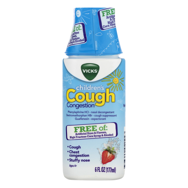Save on Vicks Children's Congestion Syrup Berry Flavor Liquid Order