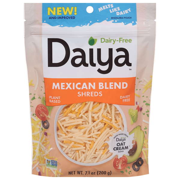 Save on Daiya Dairy Free PlantBased Vegan Shredded Mexican Blend Order Online Delivery MARTIN'S