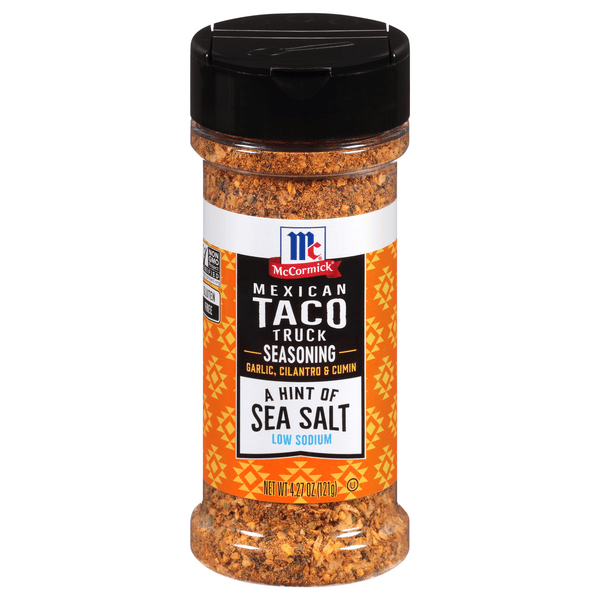 Save on McCormick Mexican Taco Truck Seasoning A Hint Of Sea Salt Order