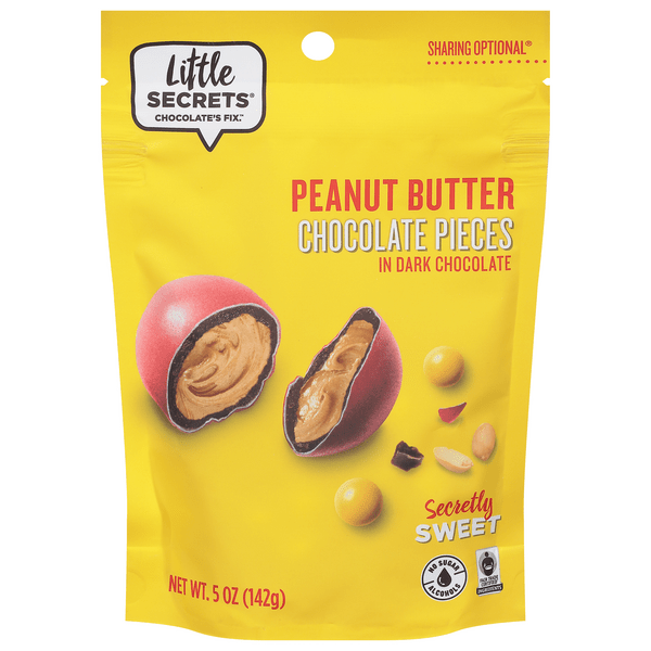 Save on Little Secrets Peanut Butter Dark Chocolate Pieces Order Online