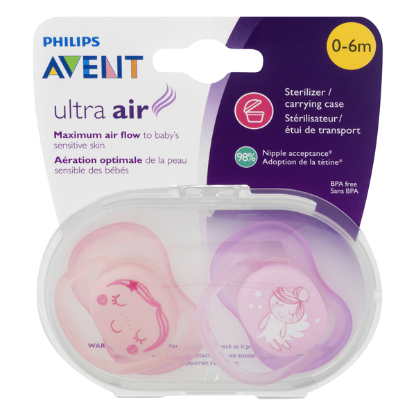 Save on Philips Avent Pacifiers Ultra Air 06m Order Online Delivery