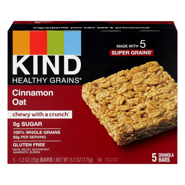 Save on KIND Healthy Grains Granola Bar Cinnamon Oat Gluten Free 5 ct