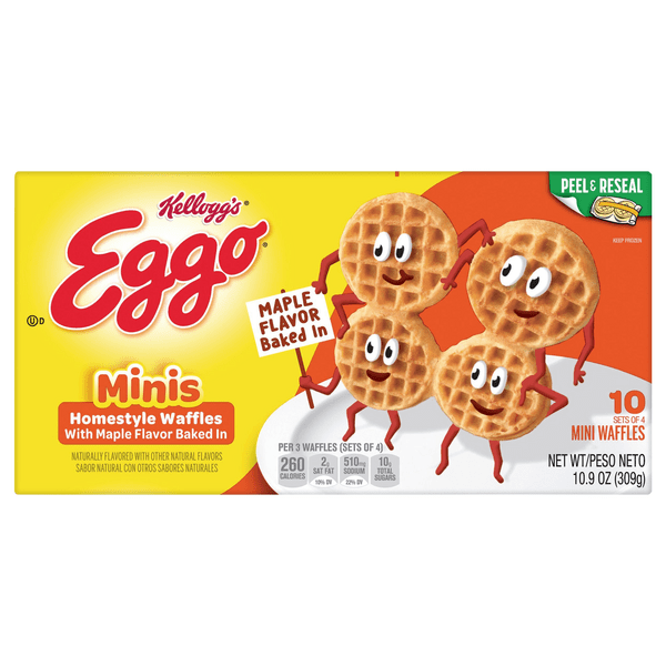 Save on Eggo Mini Waffles Homestyle 10 ct Order Online Delivery