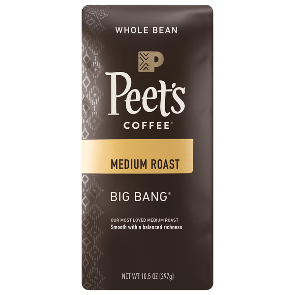 Save on Peet's Big Bang Medium Roast Whole Bean Coffee Order Online