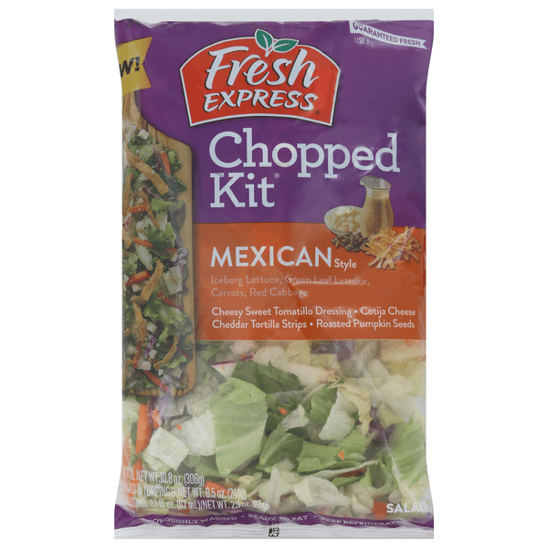 Save on Fresh Express Chopped Kit Mexican Style Salad & Toppings Order