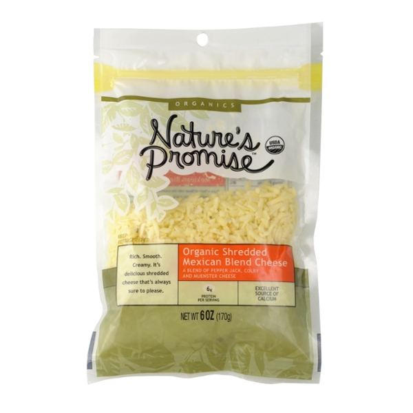 Save on Nature's Promise Organic Mexican Blend Cheese Shredded Order Online Delivery GIANT