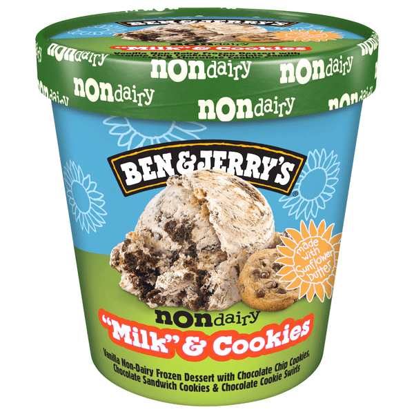 Save on Ben & Jerry's NonDairy Frozen Dessert Milk & Cookies Vegan
