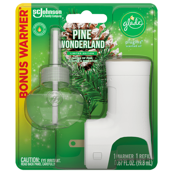 Save on Glade PlugIns Scented Oil Warmer & Refill Pine Wonderland Order
