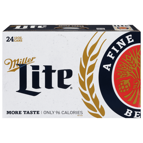 Save on Miller Lite Pilsner Beer 24 pk Order Online Delivery Stop