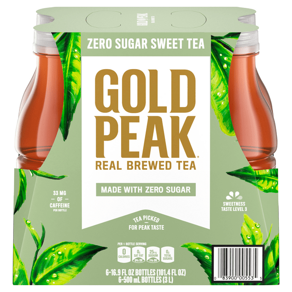Save on Gold Peak Zero Sugar Brewed Sweet Tea 6 pk Order Online