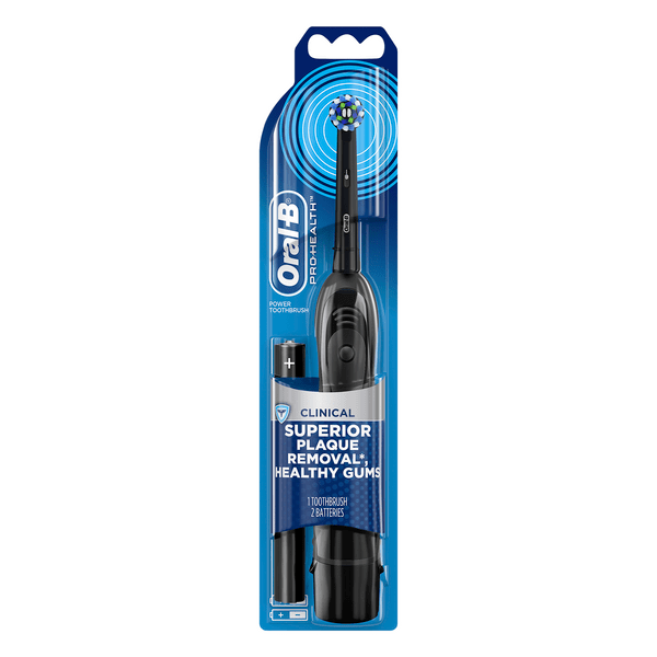 Save on OralB ProHealth Clinical Battery Power Toothbrush Black Order