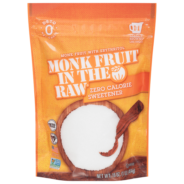 Save on Monk Fruit in the Raw Zero Calorie Sweetener Order Online
