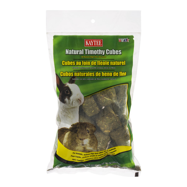 Save on Kaytee Natural Timothy Cubes for Rabbits & Small Pets Order