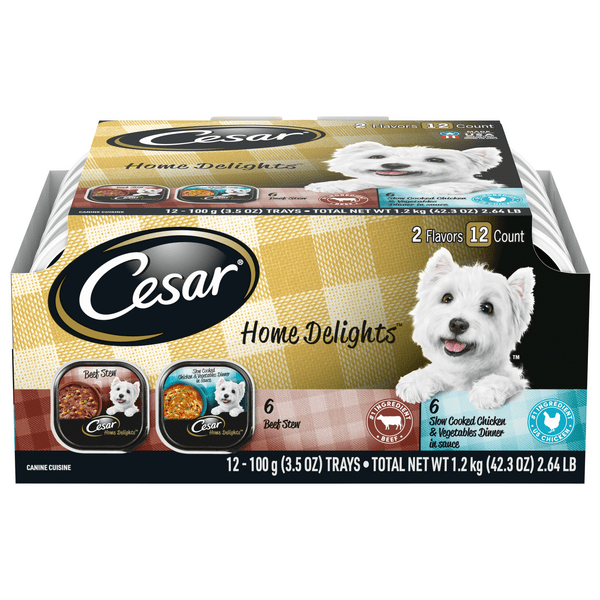 What Are The Ingredients In Cesar Dog Food