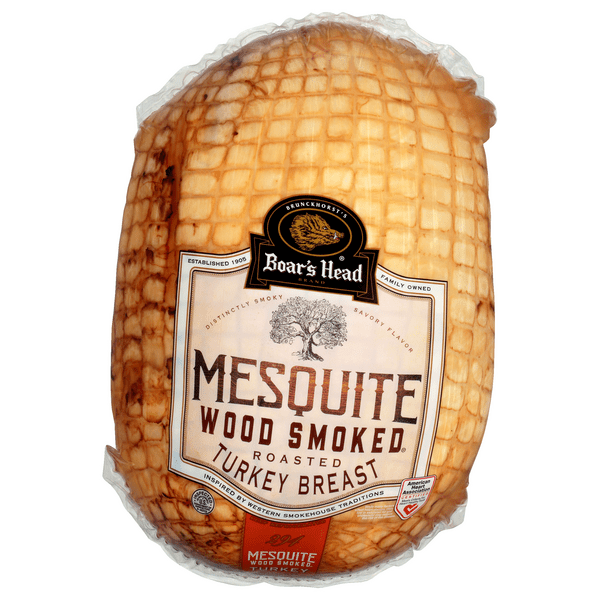 Save on Boar's Head Deli Turkey Breast Mesquite Wood Smoked (Shaved