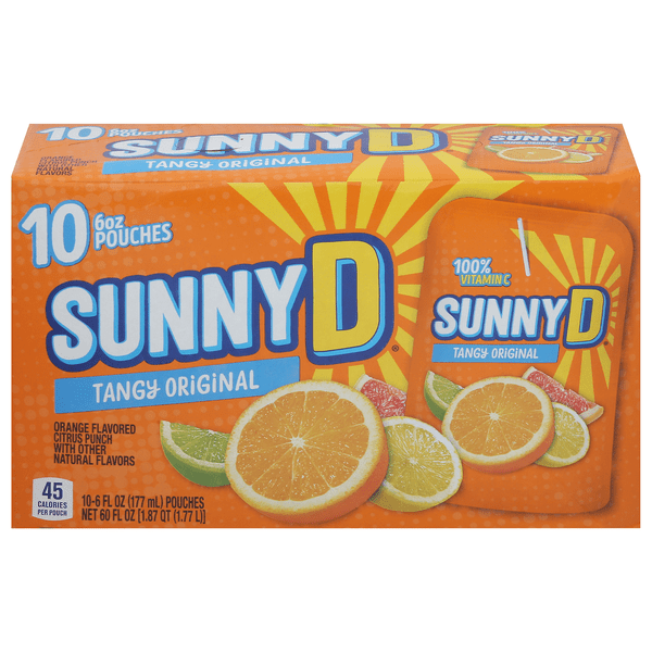 Save on SunnyD Orange Tangy Original Juice Drink 10 pk Order Online Delivery Stop & Shop