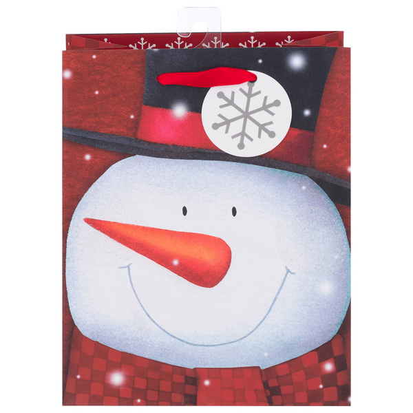 Save on Papercraft Holiday Gift Bag Snowman Medium Order Online