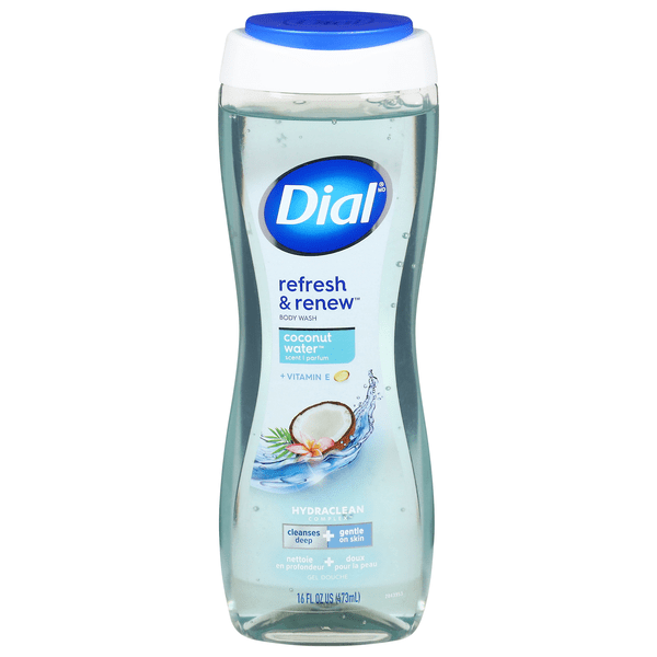 Save on Dial Refresh & Renew Coconut Water + Vitamin E Body Wash Order