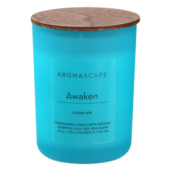 Save on Aromascape Fragranced Candle with Natural Essential Oils Awaken