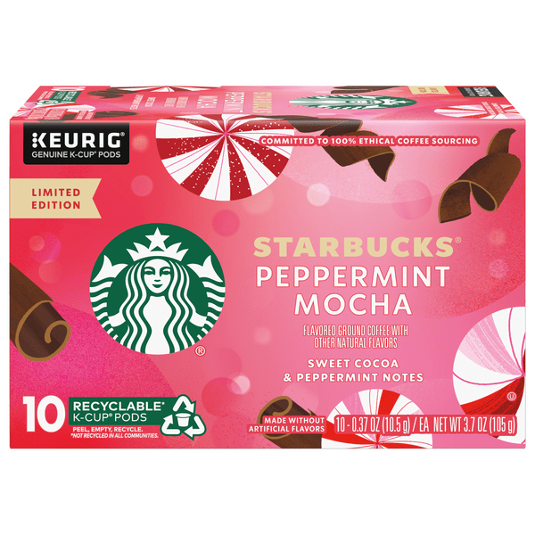 Save on Starbucks Peppermint Mocha Coffee KCups Limited Edition Order