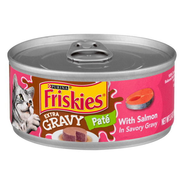 Save on Friskies Wet Cat Food Extra Gravy Pate with Salmon in Savory