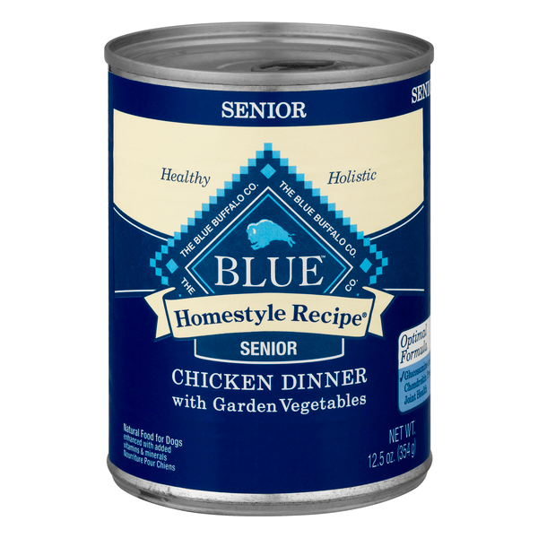 Save on Blue Buffalo Senior Dog Food Chicken Dinner Garden