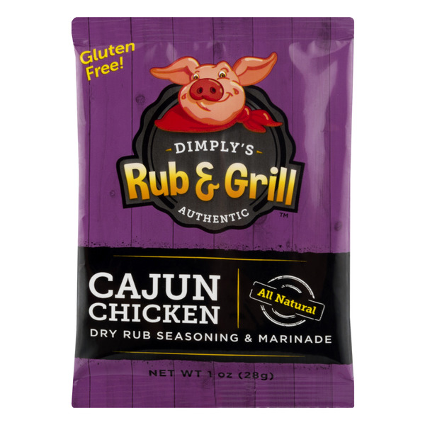 Save on Dimply's Rub & Grill Authentic Cajun Chicken Dry Rub Seasoning