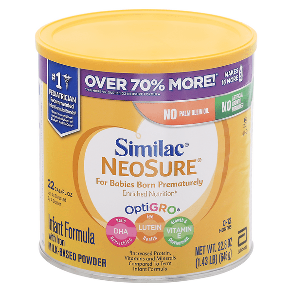 Save on Similac NeoSure Infant Formula for Babies Born Prematurely with