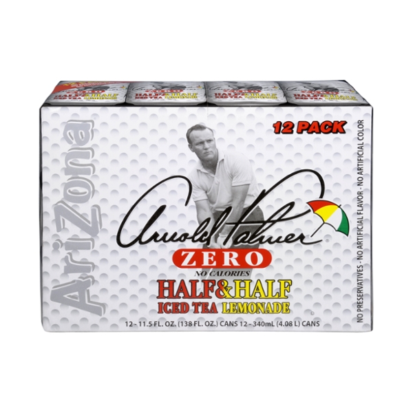 Save on AriZona Arnold Palmer Half & Half Iced Tea & Lemonade Zero 12
