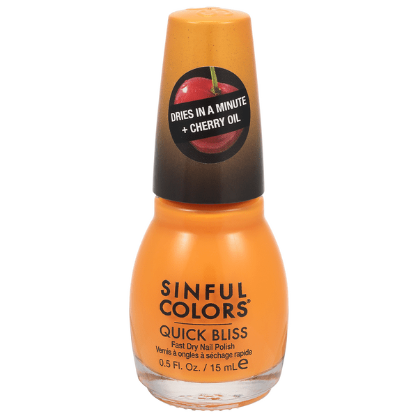 Save on SinfulColors Quick Bliss Fast Dry Nail Polish Hit The Spot 2673