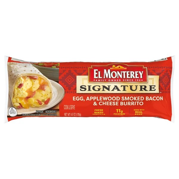 Save on El Monterey Signature Burrito Egg Applewood Smoked Bacon