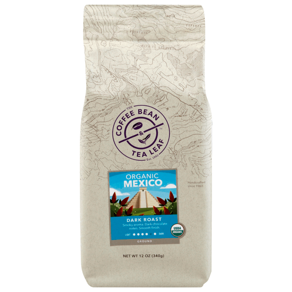Save on The Coffee Bean & Tea Leaf Mexico Organic Dark Roast (Ground) Order Online Delivery GIANT