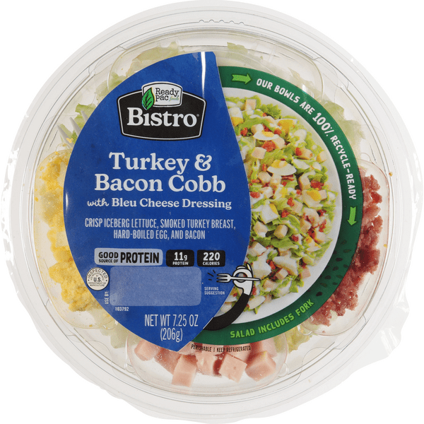 Save on Ready Pac Bistro Salad Turkey & Bacon Cobb with Blue Cheese