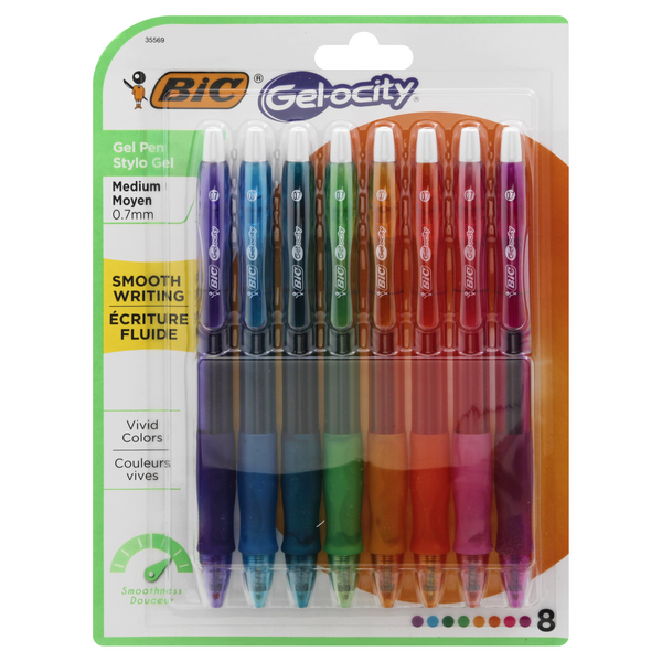 Save on BIC Gelocity Gel Pens Assorted Medium Order Online Delivery