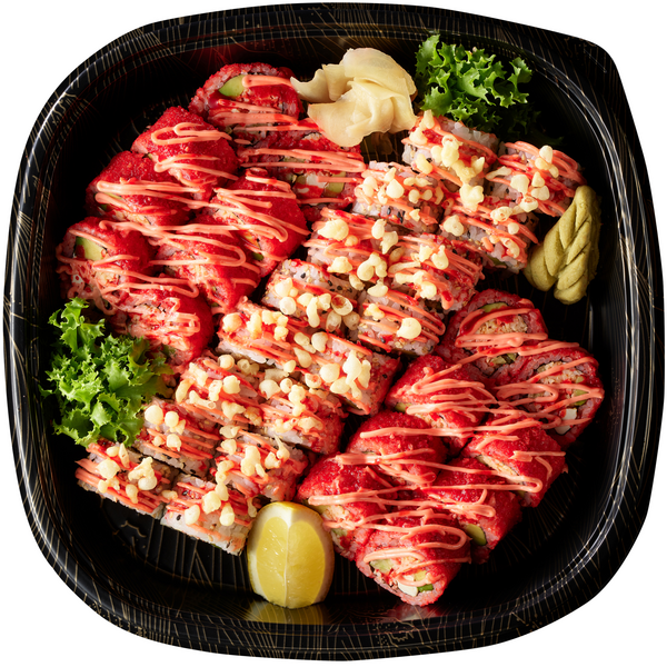 Save on Hissho Sushi Cheetos Flamin Hot Platter Cooked (Avail. 11am