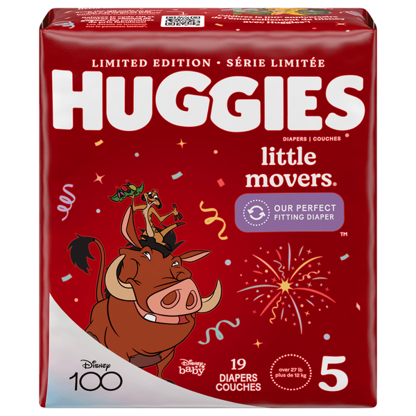 Save on Huggies Little Movers Disney Baby Size 5 Diapers 27+ lbs Order Online Delivery Stop & Shop