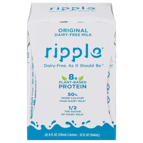 Save on ripple DairyFree Original Milk 4 pk Order Online Delivery Stop & Shop