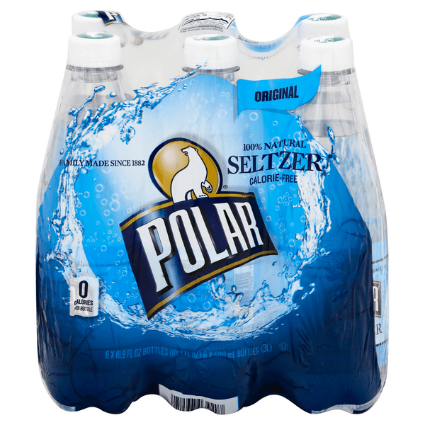 Save on Polar Seltzer Water Original 100 Natural 6 pk Order Online Delivery Stop & Shop